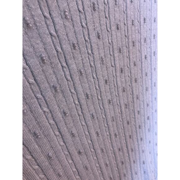 Alfred Dunner Lilac Beaded Knit Top Women’s XL | Short Sleeve Elegant Blouse - Picture 3 of 5